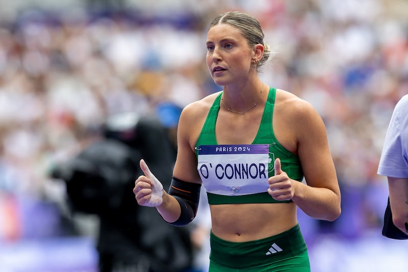 Kate O’Connor was Ireland’s first representative in the Olympic heptathlon at Paris 2024. Photograph: Morgan Treacy/Inpho