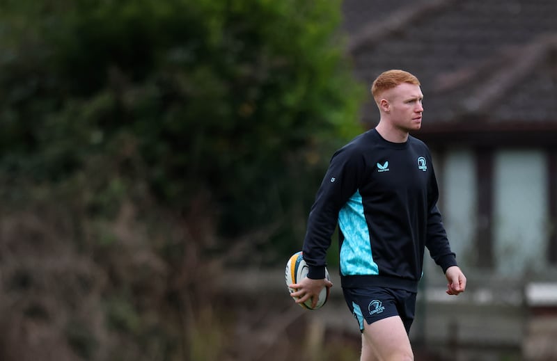 Leinster's Ciarán Frawley. Photograph: Ryan Byrne/Inpho                                                                      