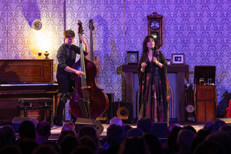 Raised on Songs & Stories: Imelda May on stage. Photograph: Ewelina Stachurska