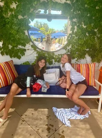 Ali Larter shares a photo of her daughter Vivienne with a friend during Memorial Day weekendCredit: Instagram/Ali Larter