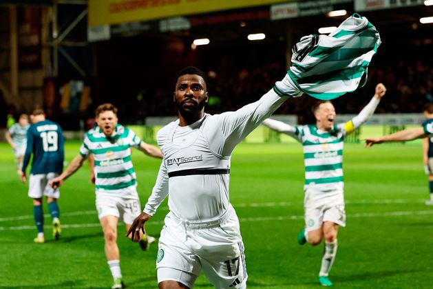 Celtic set up Hearts title showdown after controversial penalty with last kick of game secures win over Motherwell