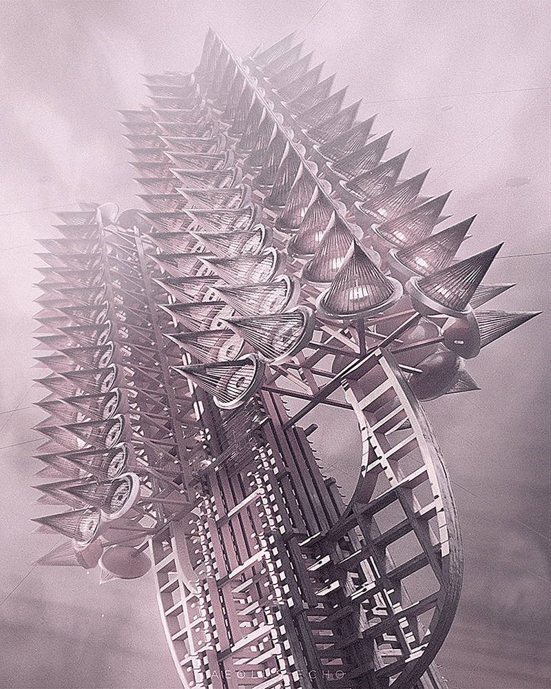 300 rings of light map collective human voice input into tower installation for burning man - 3