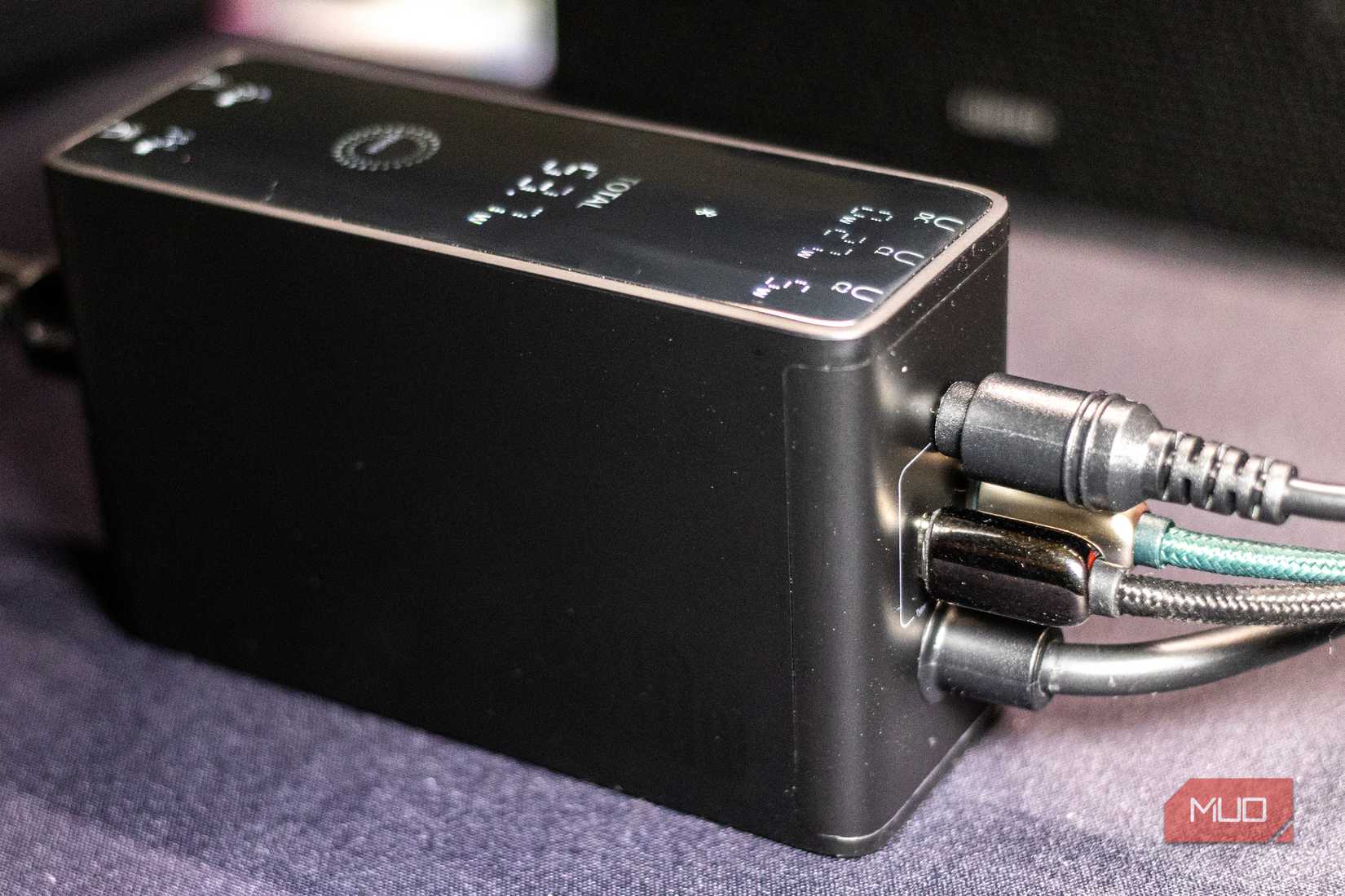 Baseus 240W Digital GaN Charger showing rear
