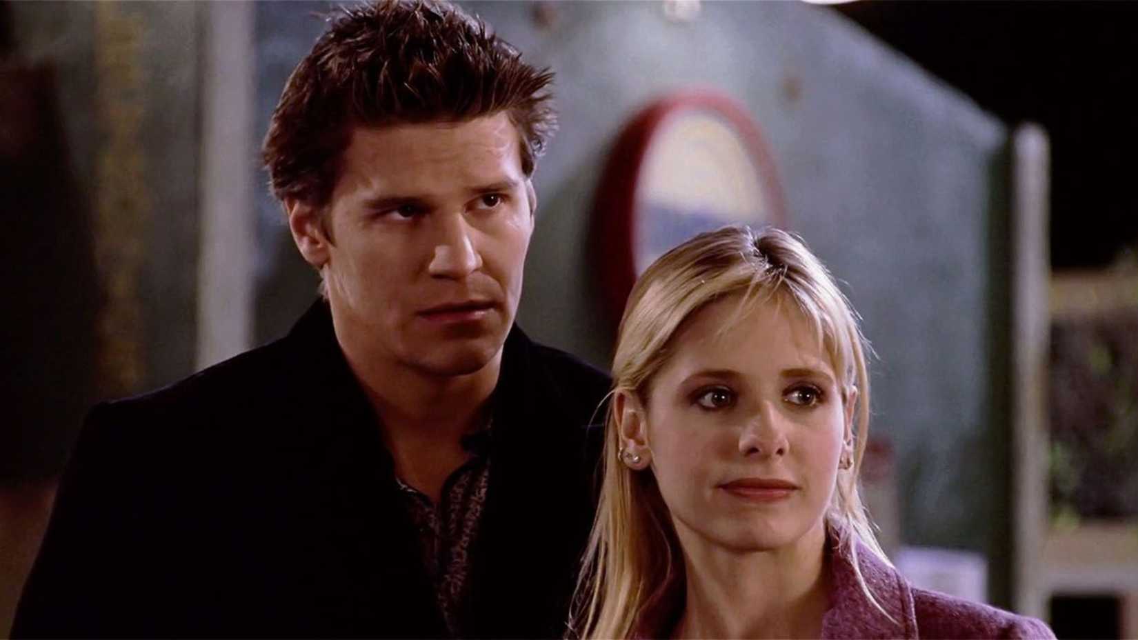 Buffy and Angel on Buffy the Vampire Slayer