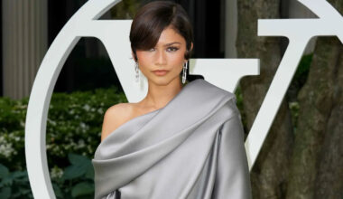 Zendaya Drapes Herself in Silver Satin as She Shows Off $22,800-Plus Diamond Earrings