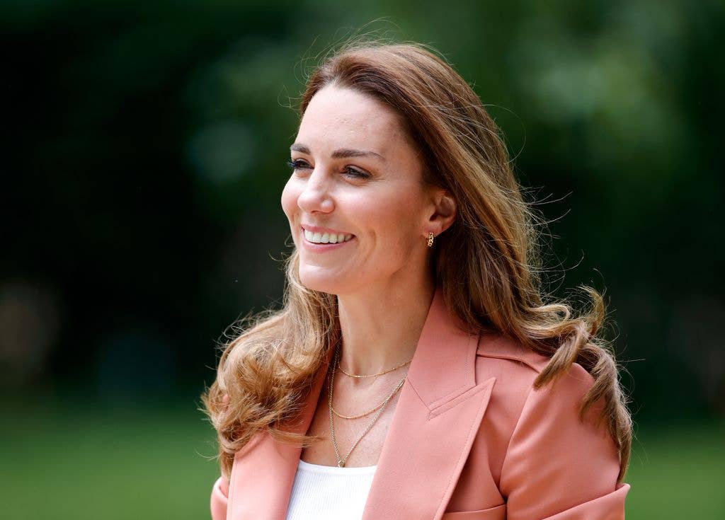 Catherine, Duchess of Cambridge, in her role as patron, visits the 'Urban Nature Project' at The Natural History Museum on June 22, 2021 in London, England. The Urban Nature Project, which is being launched later this year, aims to help people reconnect with the natural world and to find practical solutions to protect the planet's future