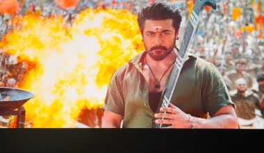 RJ Balaji teases a fiery snap from Suriya starrer Karuppu trailer