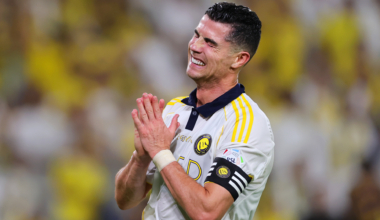 Cristiano Ronaldo in tears after goal which helps seal his first ever Saudi Pro League title