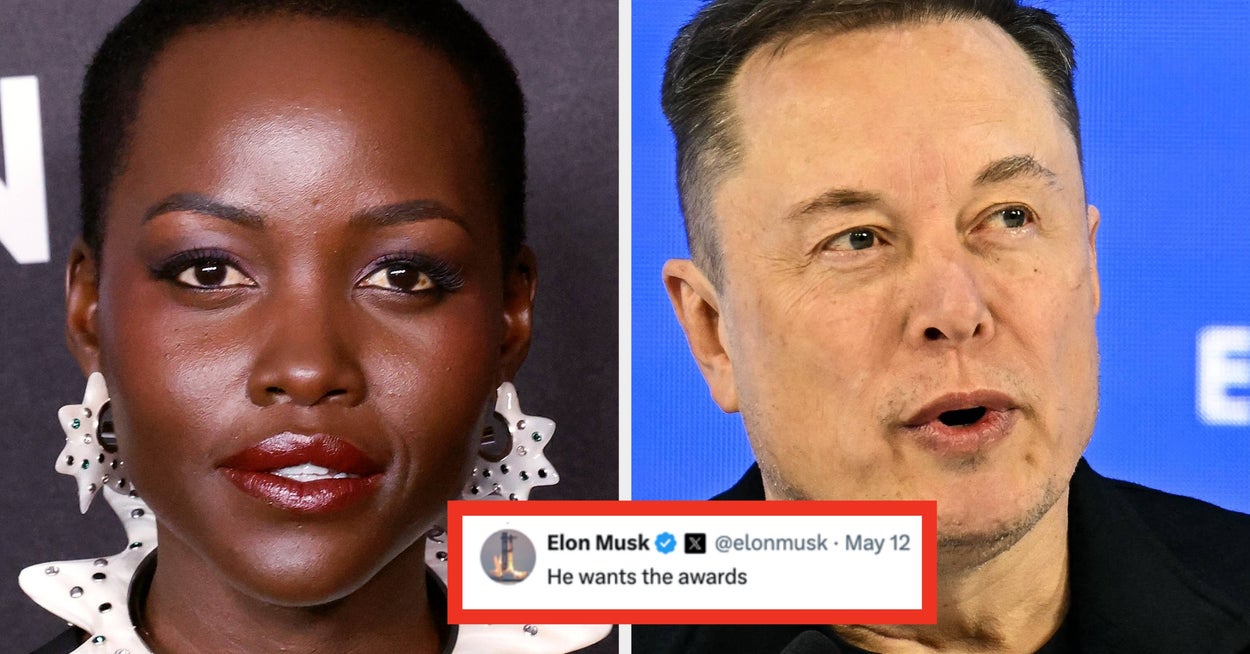 Lupita Nyong'o, The New Black Helen Of Troy, Has Elon Musk And MAGA Crashing Out So Hard - BuzzFeed
