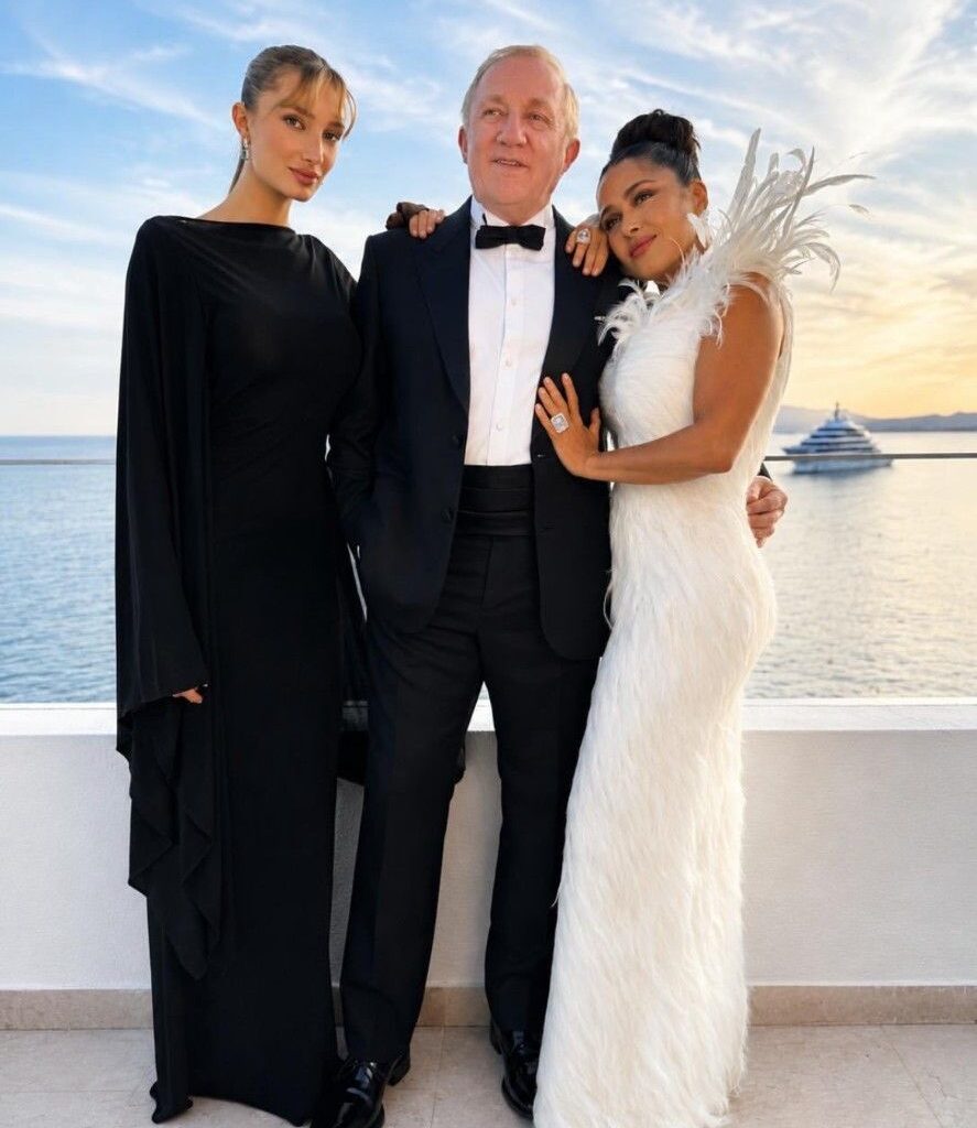 Salma Hayek Makes Her Glamorous Night a Family Affair in Rare Outing With Husband and Stepdaughter