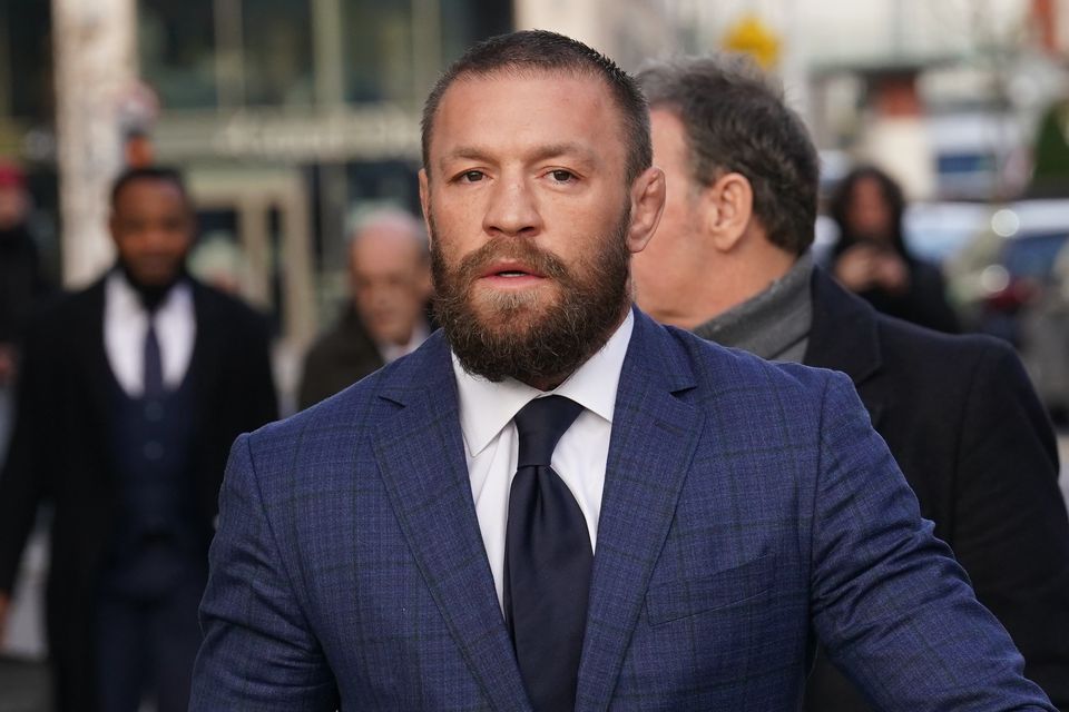 Conor McGregor. (Brian Lawless/PA)