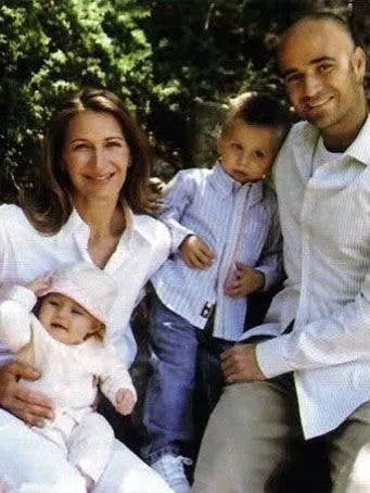 Steffi, Andre and their sons, Jayden and Jaz