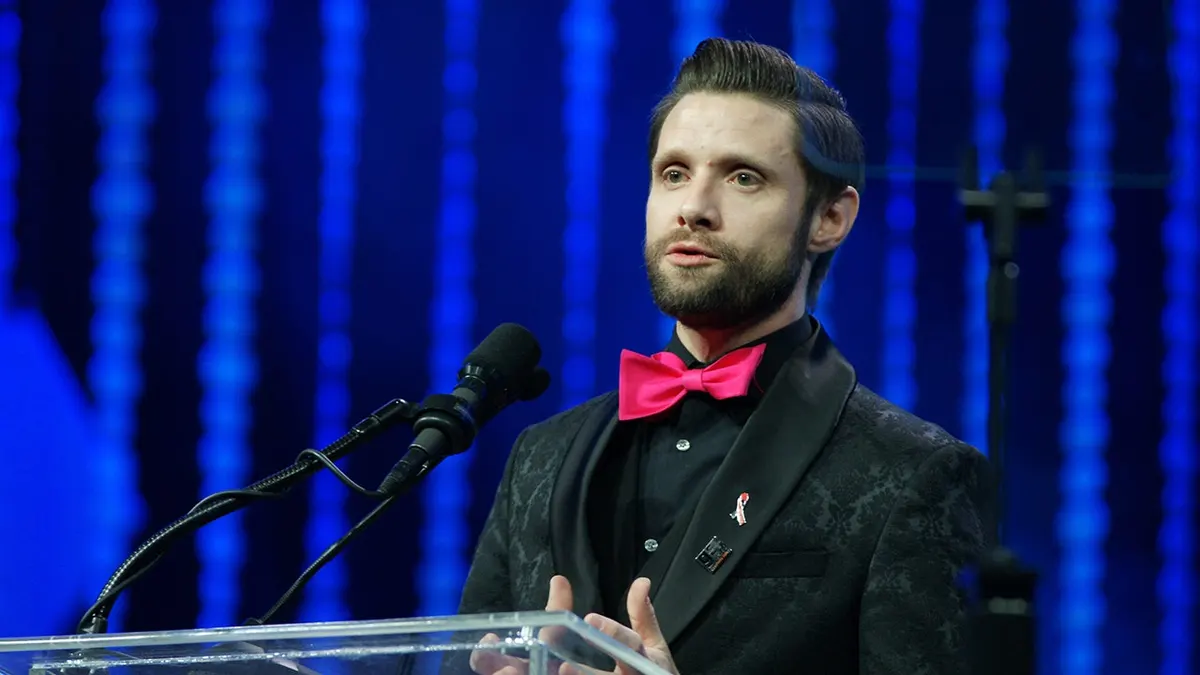 Daniel Pintauro standing and attending the Steve Chase Humanitarian Awards in Palm Springs