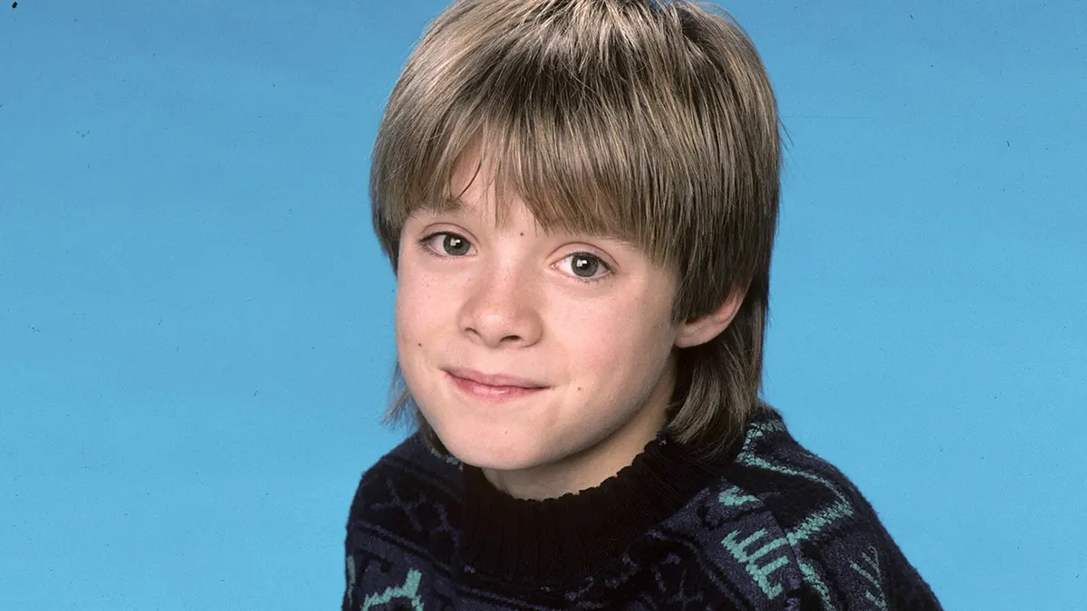 Danny Pintauro posing for a portrait in 1987.