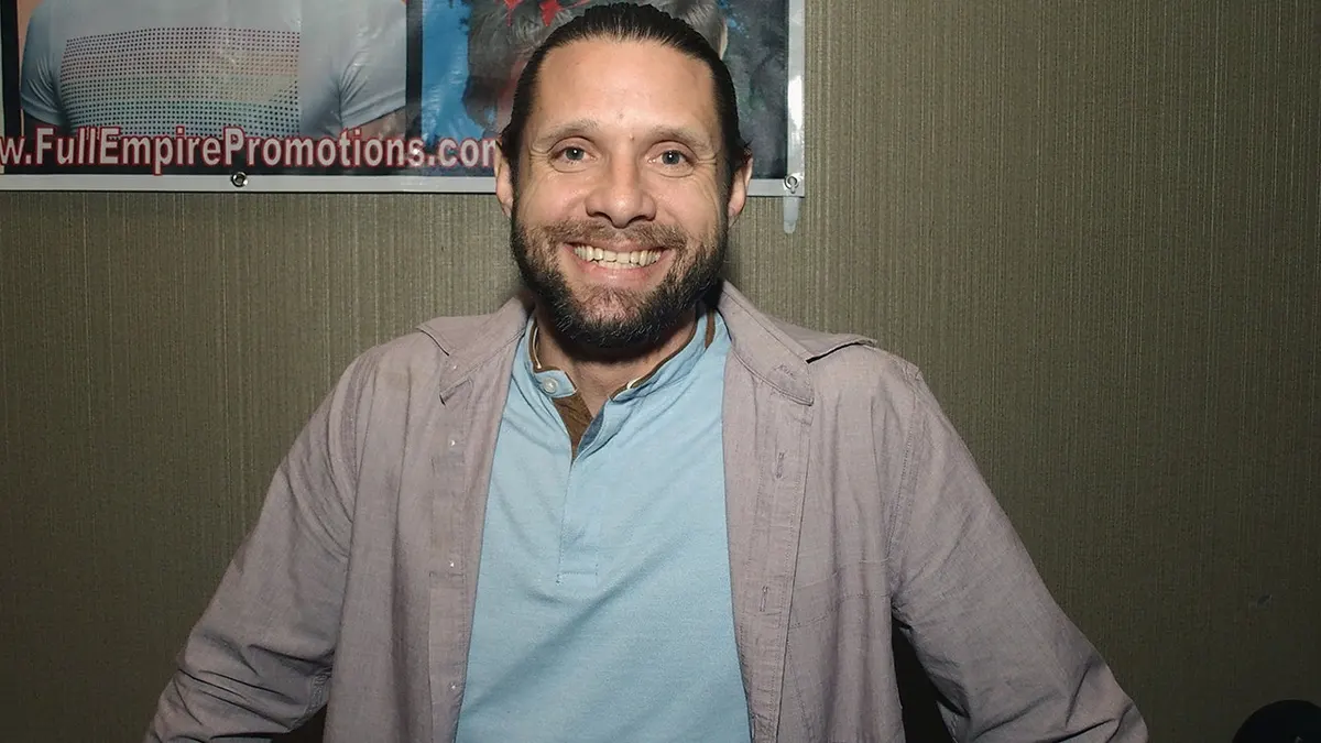 Danny Pintauro standing at the Chiller Theatre Expo in Parsippany, New Jersey