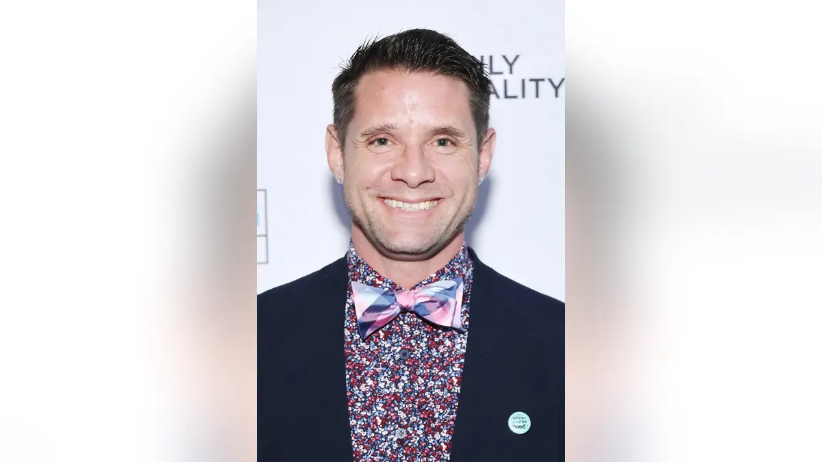 Danny Pintauro wearing a bow tie at an event in Los Angeles