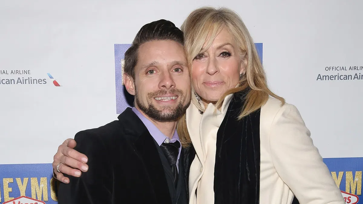 Danny Pintauro and Judith Light standing together at a Broadway event