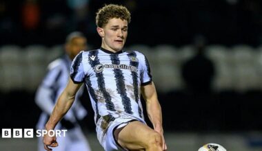 St Mirren midfielder Jacob Devaney