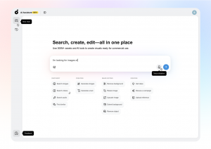 DepositPhotos AI Assistant Interface