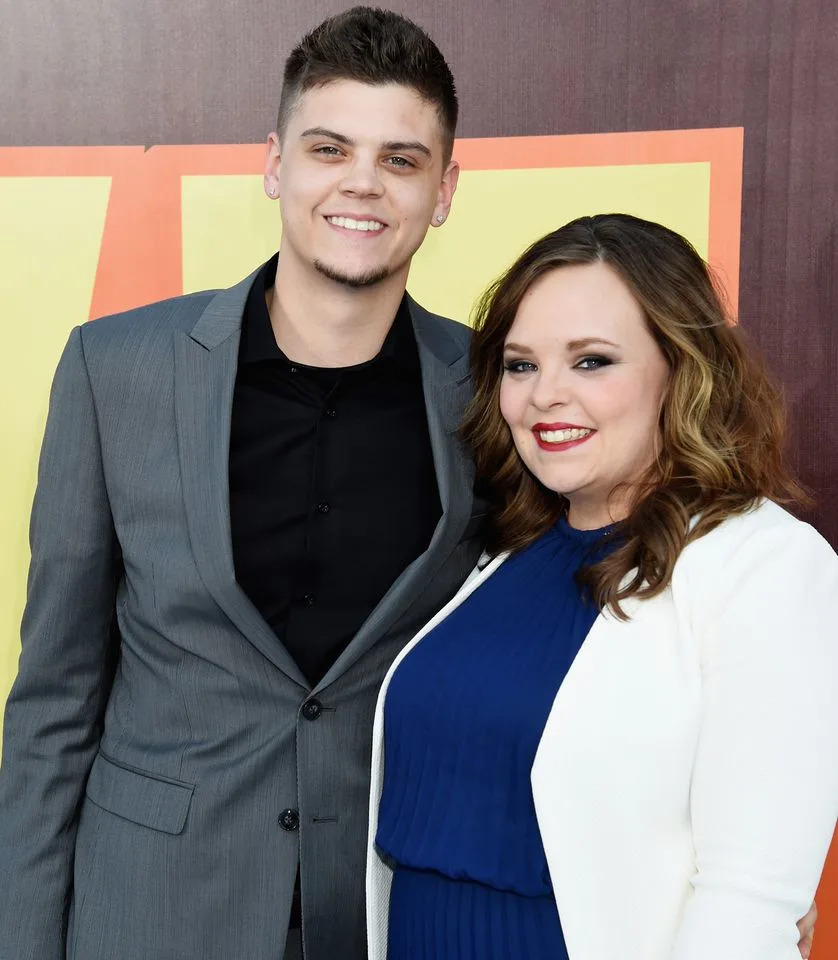 Tyler Baltierra and Catelynn Lowell attend The 2015 MTV Movie AwardsCredit: Jeff Kravitz/FilmMagic