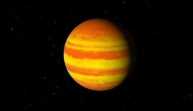 Artist's rendering of the exoplanet TOI-2031A b, a "Hot Jupiter" 901 light-years from Earth. Credit: NASA