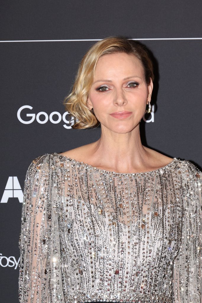 Princess Charlene of Monaco shines in sequined, sheer gown by Kate Middleton’s favorite designer at the E-Prix Gala