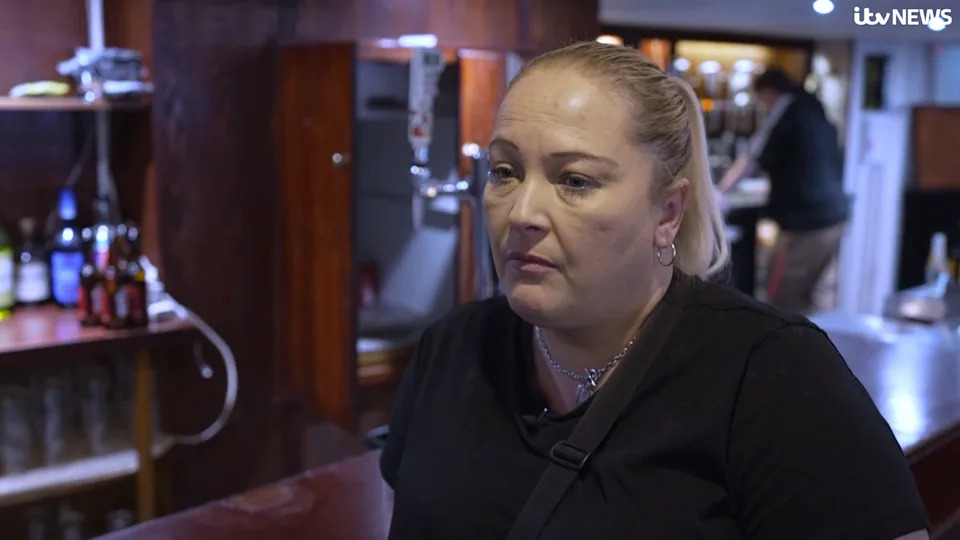Emma is struggling financially as a working mum.<span> Credit: ITV News</span>