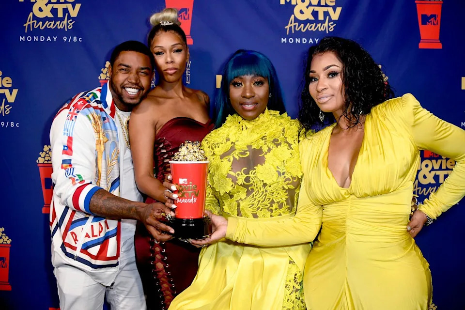 Lil Scrappy, Bambi, Spice, and Karlie Redd, winners of the Realty Royalty award for 'Love & Hip Hop Atlanta,'t attend the 2019 MTV Movie and TV Awards on June 15, 2019 in Santa Monica, California.Credit: Frazer Harrison/VMN19/Getty