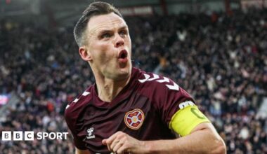 Rangers head coach Danny Rohl and Hearts captain and striker Lawrence Shankland