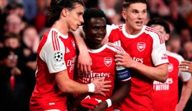 Bukayo Saka on target as Arsenal book place in Champions League final