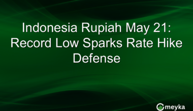 Indonesia Rupiah May 21: Record Low Sparks Rate Hike Defense