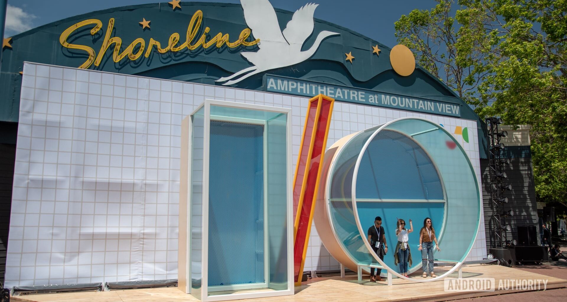 Google I/O 2019 Shoreline Sign