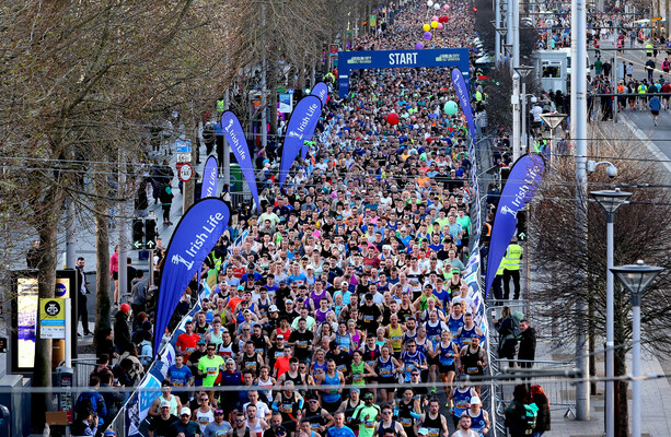 Road closures are kicking in Dublin city centre as thousands prepare for the half-marathon - The Journal