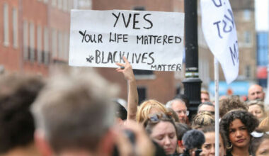 Yves Sakila's family call for postmortem report as large protest takes place outside Dáil - The Journal