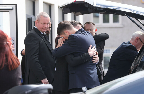 Mourners gather for funeral of Alex Coughlan in Dublin · TheJournal.ie