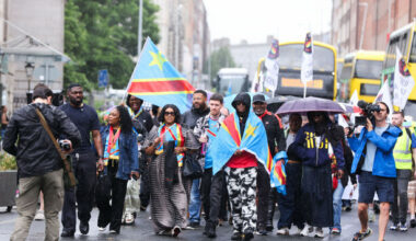 Protesters in Dublin call for independent probe into death of Yves Sakila