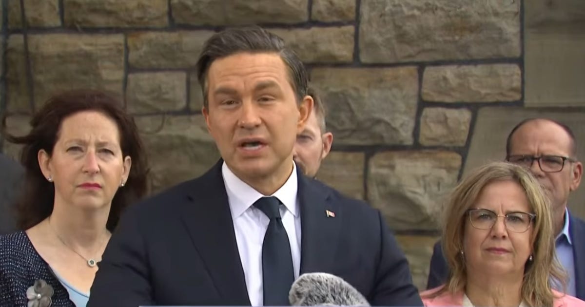 Poilievre spars with reporter over Canada’s recession