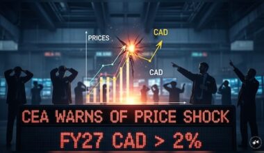 CEA warns of price shock, sees FY27 CAD rising above 2%