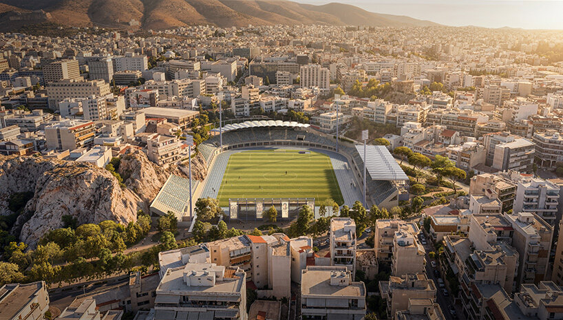 k-studio redesigns AKFC’s el paso stadium around rock formations in athens - 2