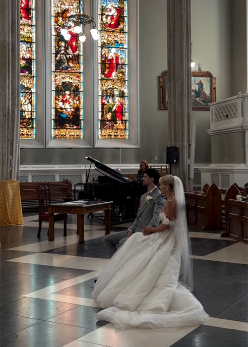 Laura Nolan and Matthew MacNabb on their wedding day. Pic: Guilherme Resende & Edgar Camargo / Instagram