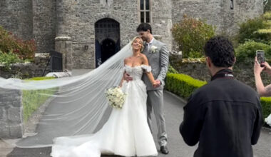 Dance partners for life! Inside Laura Nolan and Matthew MacNabb's castle wedding