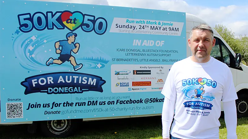 Letterkenny man's 50k at 50 hits goal before Sunday run!