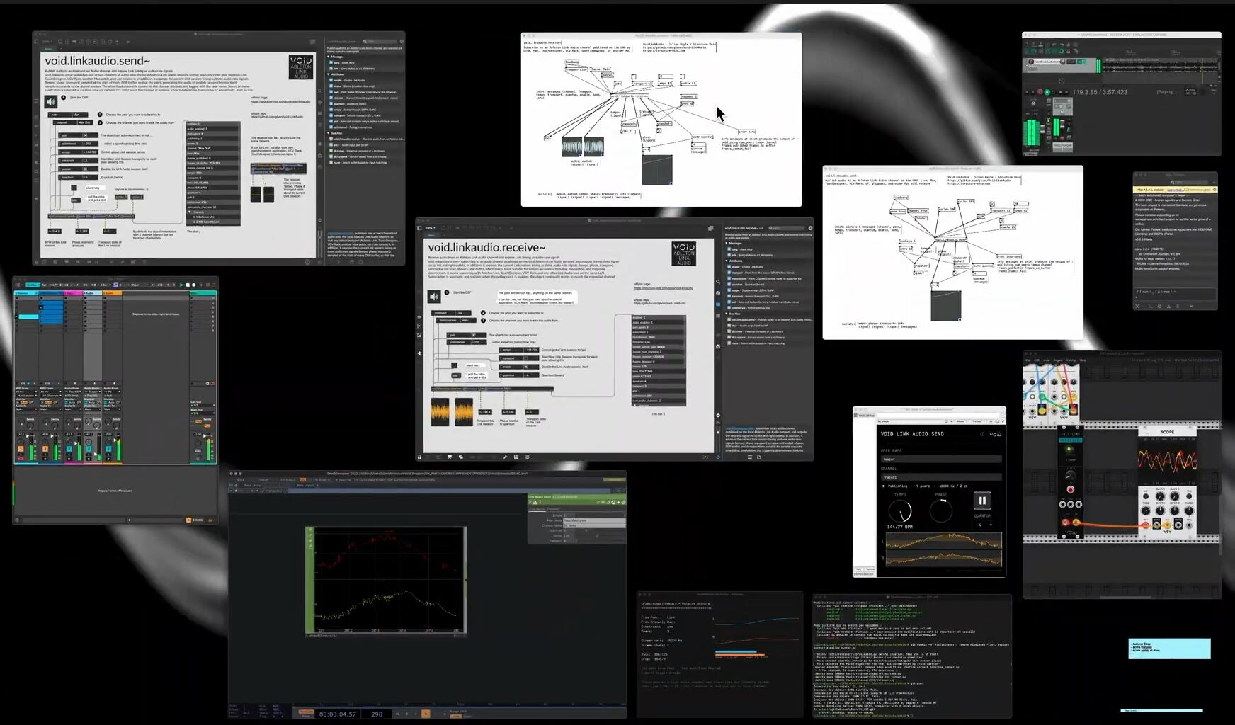 Link Audio, now in Max, Pd, VCV Rack, TouchDesigner, oF, and plug-ins, free