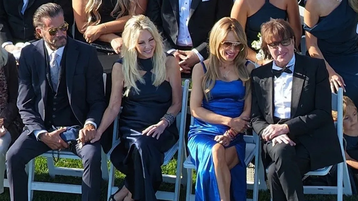 Heather Locklear, Lorenzo Lamas, Richie Sambora and an unknown woman
