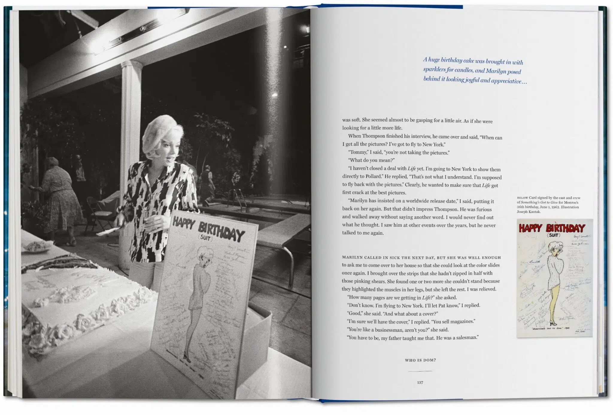 A spread from “Marilyn and Me” by Lawrence Schiller, published by Taschen.