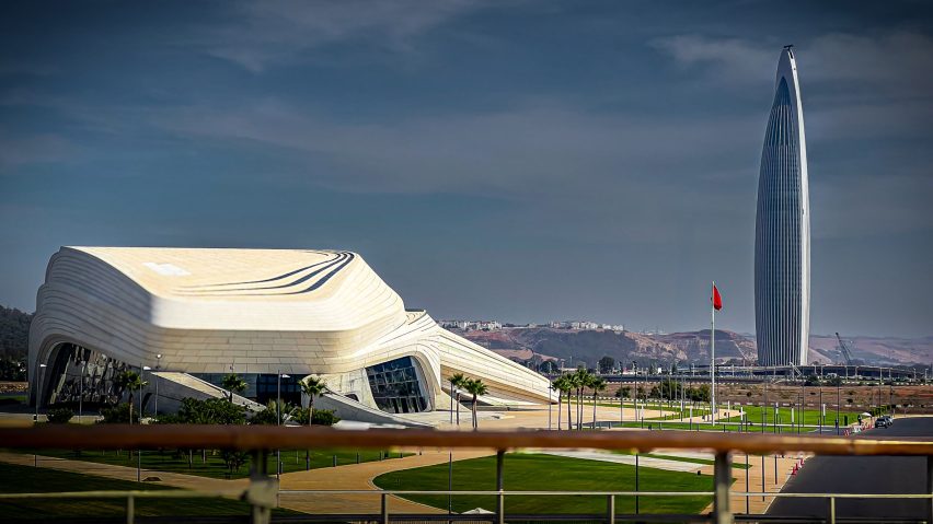 Tallest building in Morocco by Rafael de La‑Hoz and Hakim Benjelloun