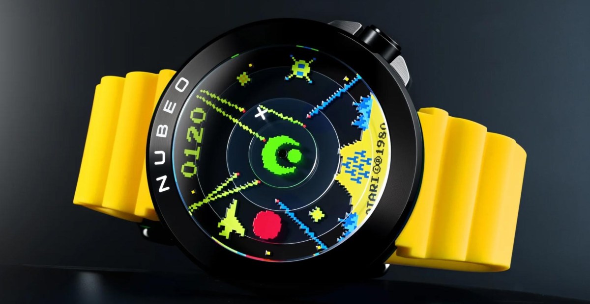 Atari’s next mechanical watch collab celebrates Missile Command.