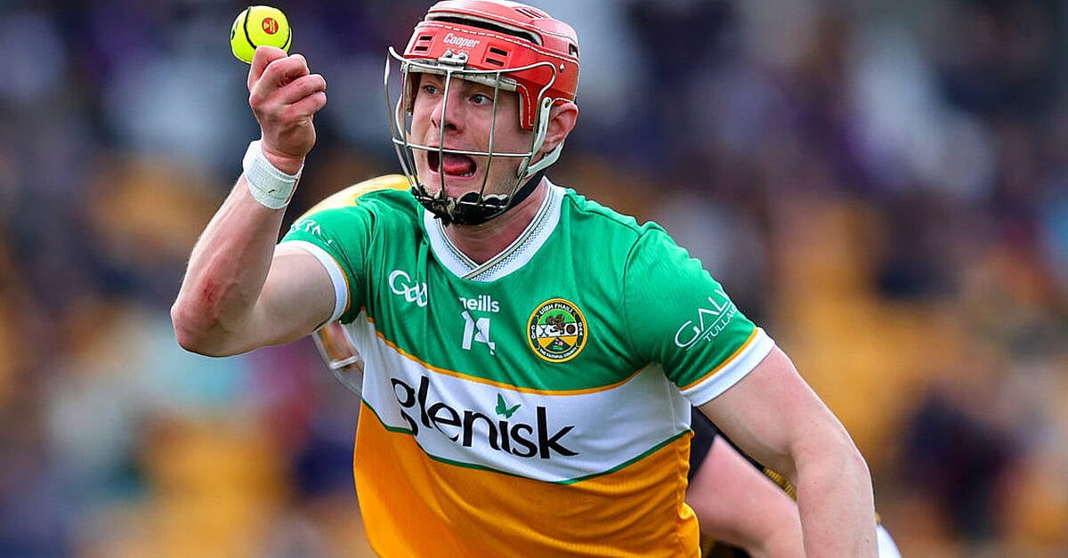 Offaly captain Charlie Mitchell hospitalised after becoming unwell following Kilkenny match