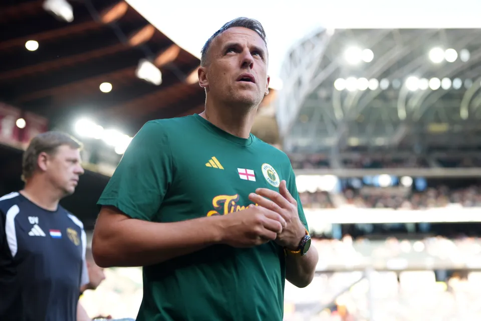 Portland Timbers manager Phil Neville