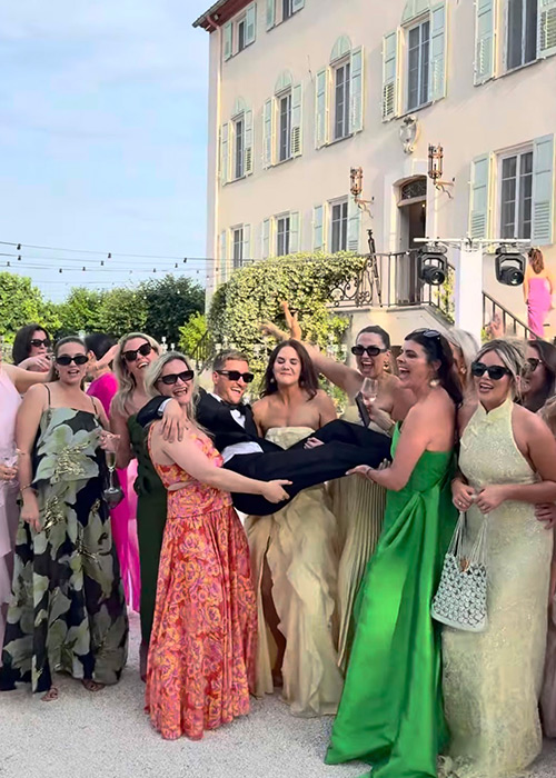 Glam guests at Rob Kenny's wedding. Pic: Rob Kenny / Instagram